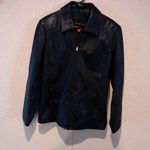 BRARTAN black jacket for women size L sell genuine leather